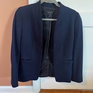 Women’s J. Crew Buttonless Blazer Size 4 In Excellent Condition